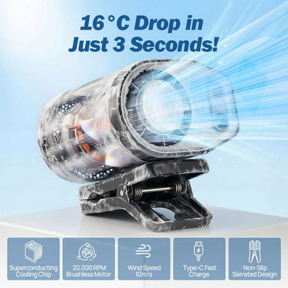 Clip Anywhere. Stay Cool Everywhere. ❄️
