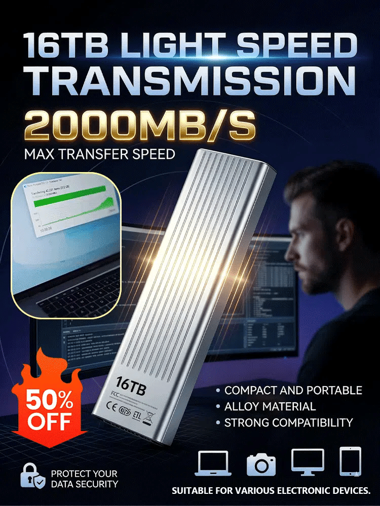 Portable High-Speed SSD Solid-State Drive