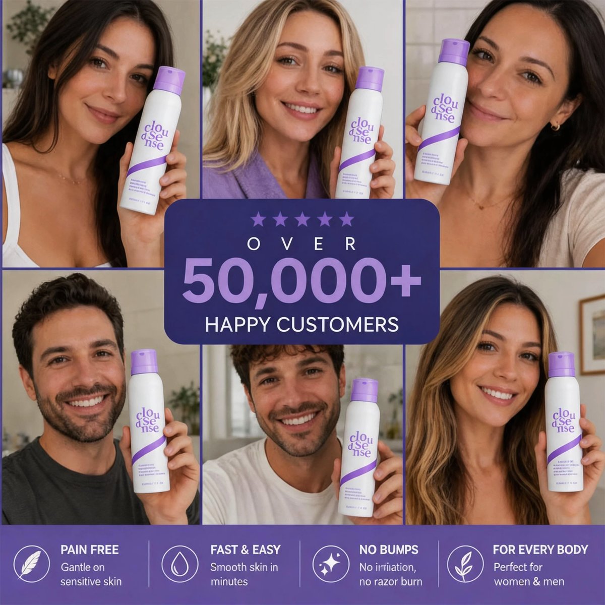 🔥Last Day 49% OFF -  Koas Hair Removal Mousse Hypoallergenic formula 🌿💧