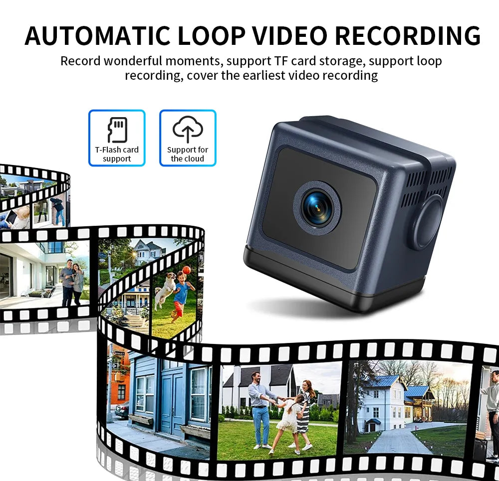 W03 Smart WiFi Security Camera – 1080P HD, Night Vision, Motion Detection, Low Power