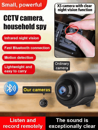Mini WIFI Camera 1080P HD📸 - Night Vision Included
