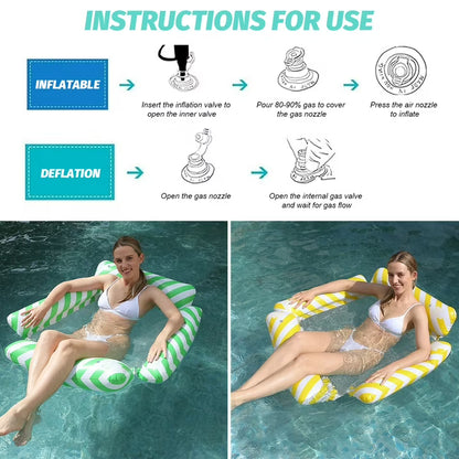 ⏰Last Day Promotion 49% 🔥4 in 1 Pool Floats Adult