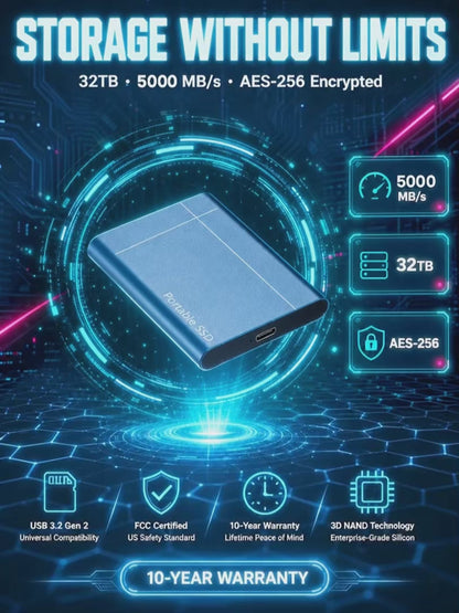 [Mobile and PC compatible] High-speed solid-state drive