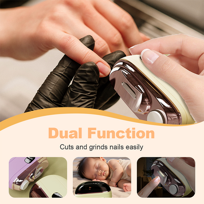 ✂️50% OFF! 💅 2-in-1 Smart Electric Nail Clipper & Polisher 🌟