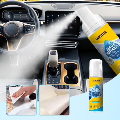 🚗 Car Interior Foam Cleaner ✅ No-Rinse Deep Clean & Multi-Surface Use | Fast Stain Removal ✨ -50% TODAY ONLY 🔥