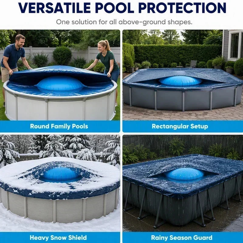❄️ LIMITED‑TIME 50% OFF! ✨ Round Inflatable Pool Winterizing Air Pillow – Ice Pressure Relief, Winter Pool Protector 🏊