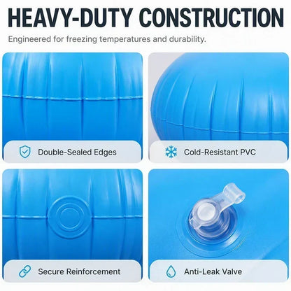 ❄️ LIMITED‑TIME 50% OFF! ✨ Round Inflatable Pool Winterizing Air Pillow – Ice Pressure Relief, Winter Pool Protector 🏊